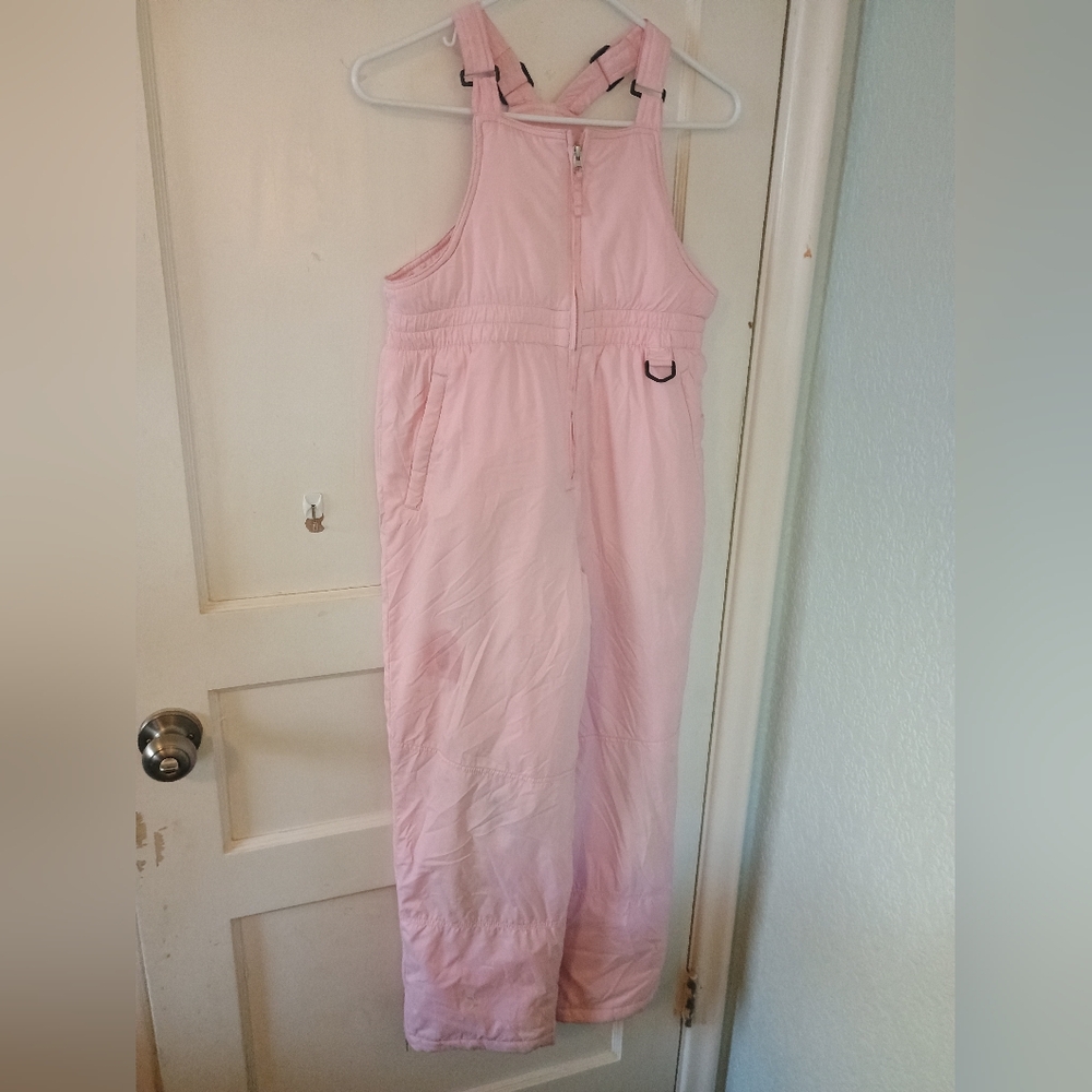 Pink Snow Bib Overalls